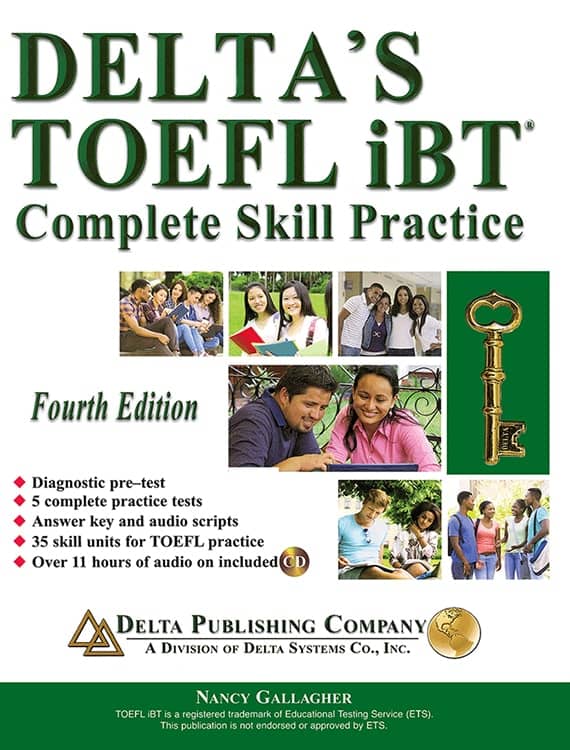 کتاب آموزش زبان Delta's TOEFL iBT Complete Skill Practice