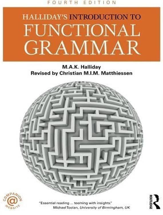 Halliday’s Introduction to Functional Grammar book