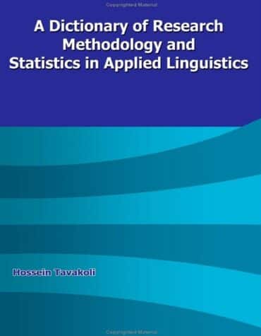 کتاب A Dictionary of Research Methodology and Statistics in Applied Linguistics